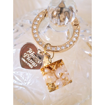 奧剛賺四方珍珠吊飾